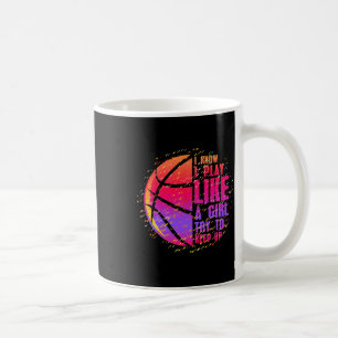 Sketll Women Funny Gift Play Like A Girl Coffee Mug