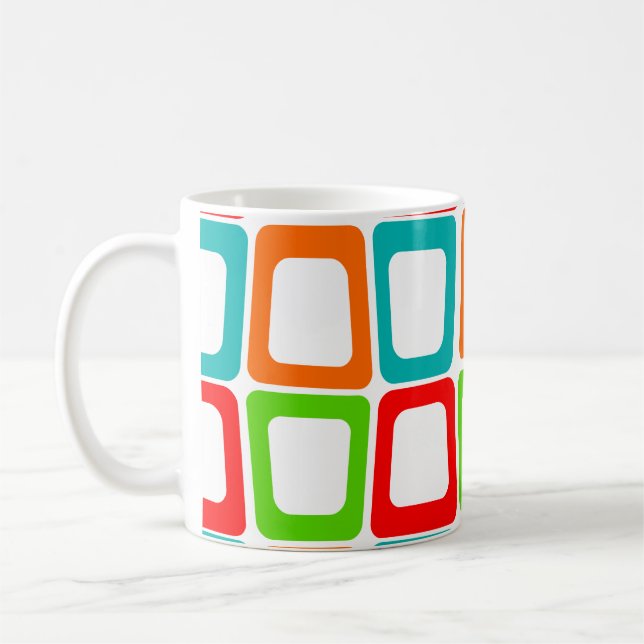 Skewed Rectangles  Coffee Mug (Left)