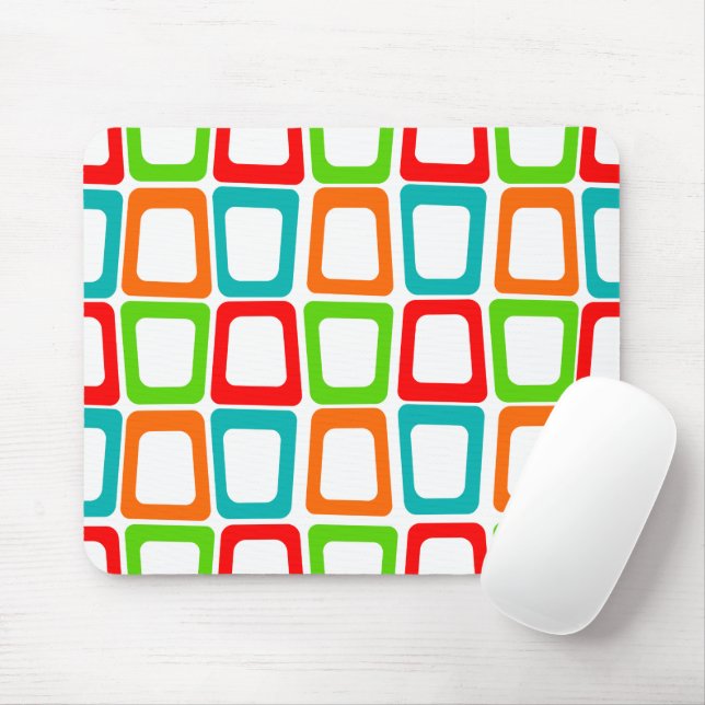 Skewed Rectangles  Mouse Pad (With Mouse)