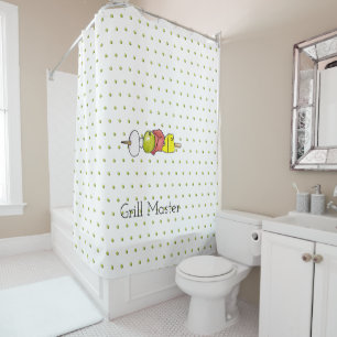Skewer Shower Curtain