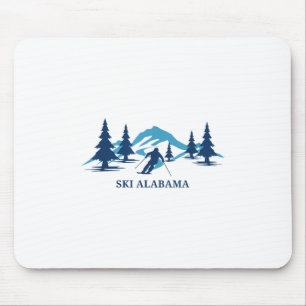 Ski Alabama Ski Resort Skiing Skier _1 Mouse Pad