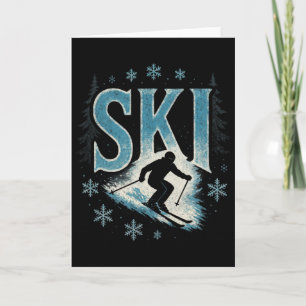 Ski - Alpine Downhill Racing Freestyle Card