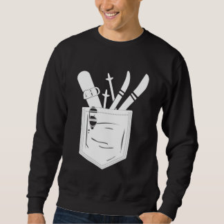 Ski and Snowboard in the Pocket Skier Snowboarder Sweatshirt