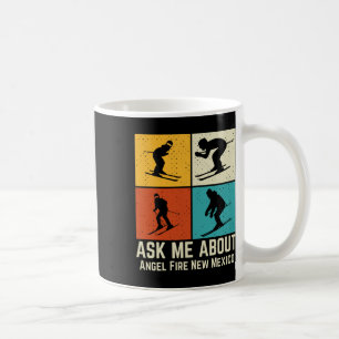 Ski Angel Fire New Mexico Mountain Skiing T Men An Coffee Mug
