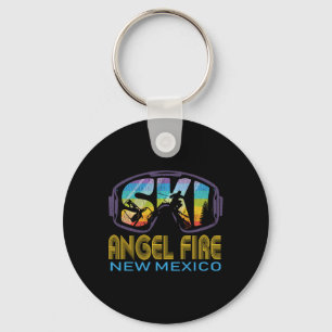 Ski Angel Fire New Mexico Skiing Vacation  Key Ring