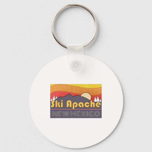 Ski Apache New Mexico1  Key Ring (Front)