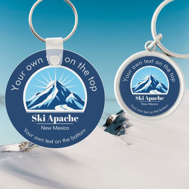 Ski Apache New Mexico ski resort gift  Key Ring (Creator Uploaded)