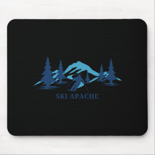 Ski Apache New Mexico Ski Resort Skiing Skier Mouse Pad