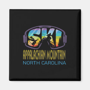 Ski Appalachian Mountain North Carolina Skiing Vac Magnet