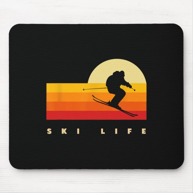Ski Apparel - Skiing Skier Ski  Mouse Pad (Front)