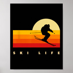 Ski Apparel - Skiing Skier Ski  Poster