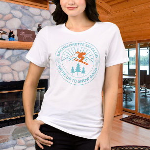 Ski Après Winter Bachelorette Party Turquoise Tri-Blend Shirt