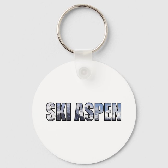 Ski Aspen Key Ring (Front)