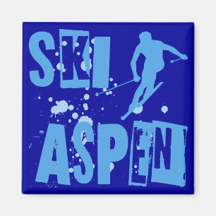 Ski Aspen Magnet