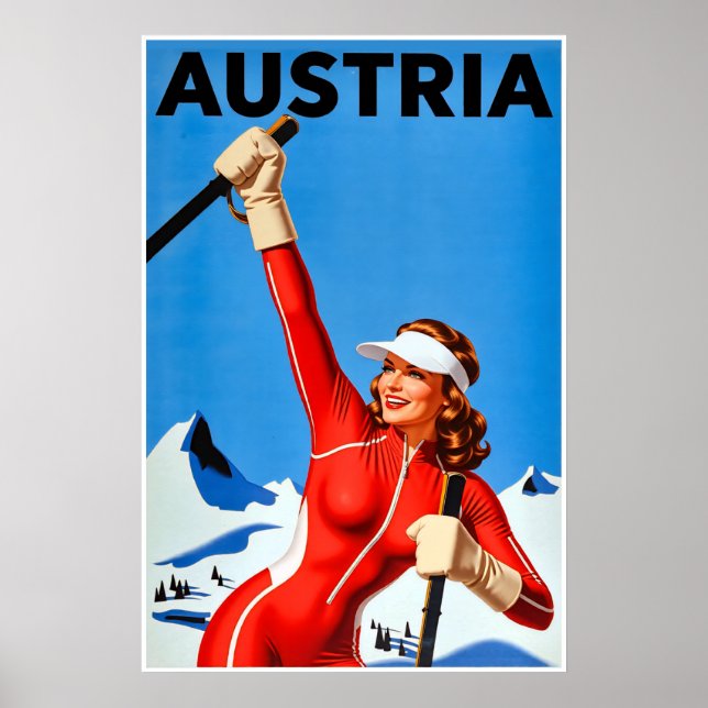 Ski Austria Poster (Front)