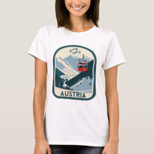 Ski Austria Retro Vintage Style Austrian Skiing T-Shirt
