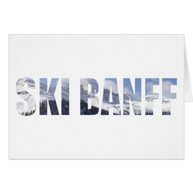 Ski Banff (Front Horizontal)