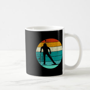 Ski Biathlon Vintage Retro Biathlon Skiing Coffee Mug