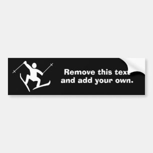 Ski Bumper Sticker