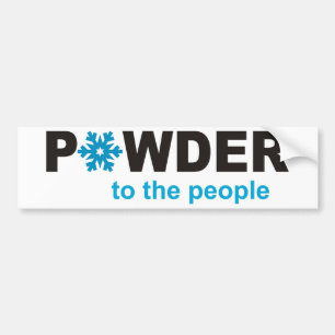ski bumper sticker