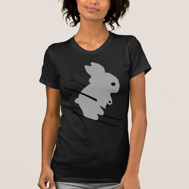 ski bunny icon T-Shirt (Front)
