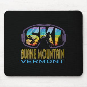 Ski Burke Mountain Vermont Skiing Vacation Mouse Pad