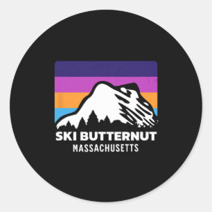 Ski Butternut Machusetts Summer Family Ski Trip Classic Round Sticker