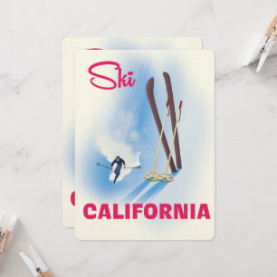 Ski California Travel poster
