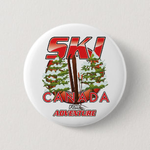 Ski Canada For adventure logo 6 Cm Round Badge