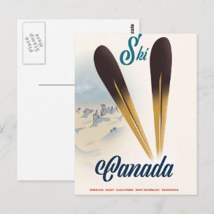 Ski Canada Postcard