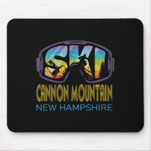 Ski Cannon Mountain New Hampshire Skiing Vacation Mouse Pad