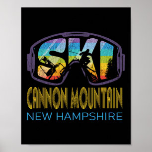 Ski Cannon Mountain New Hampshire Skiing Vacation  Poster