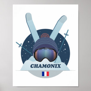 Ski Chamonix poster