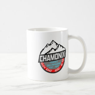 Ski Chamonix T Shirt Mont Blanc France Skiing Para Coffee Mug