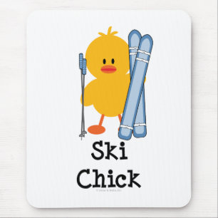 Ski Chick Mousepad