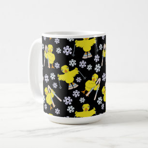 Ski Chick Pattern Coffee Mug