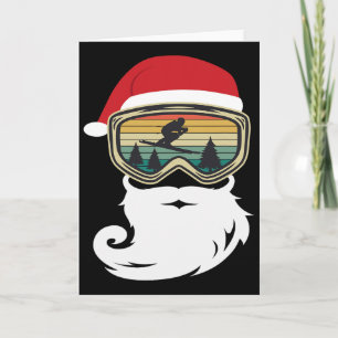 Ski Christmas Winter Ski Funny Gift Card