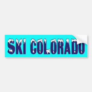 SKI COLORADO BUMPER STICKER