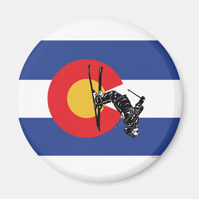 Ski Colorado Magnet (Front)