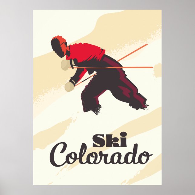Ski Colorado travel poster (Front)