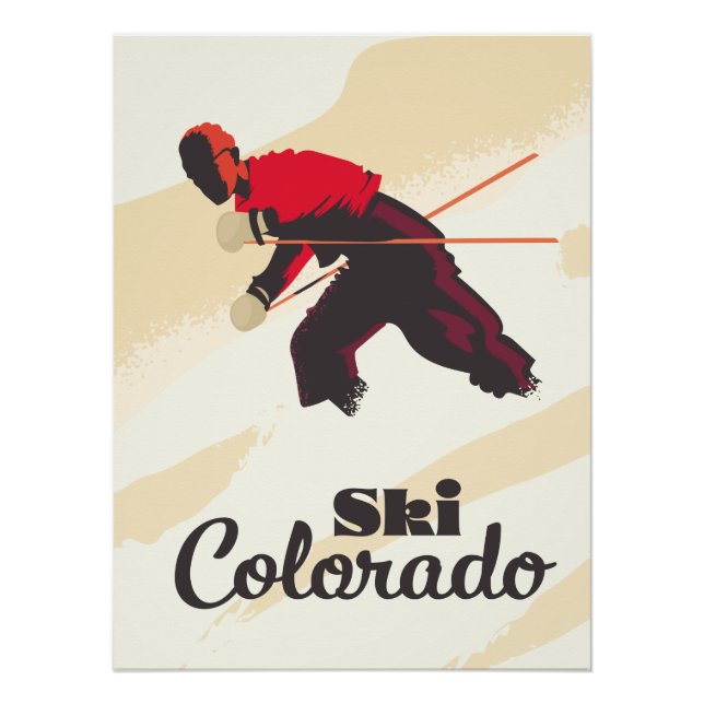 Ski Colorado travel poster (Front)
