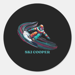 Ski Cooper Colorado Snowboarding Classic Round Sticker