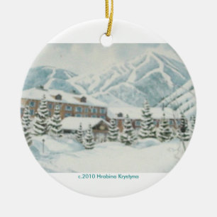 SKI COUNTRY ORNAMENT