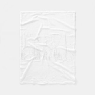 Ski Cross Country Skiing Vintage Winter Sport For  Fleece Blanket