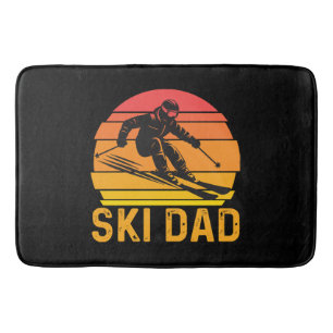 ski dad bath mat