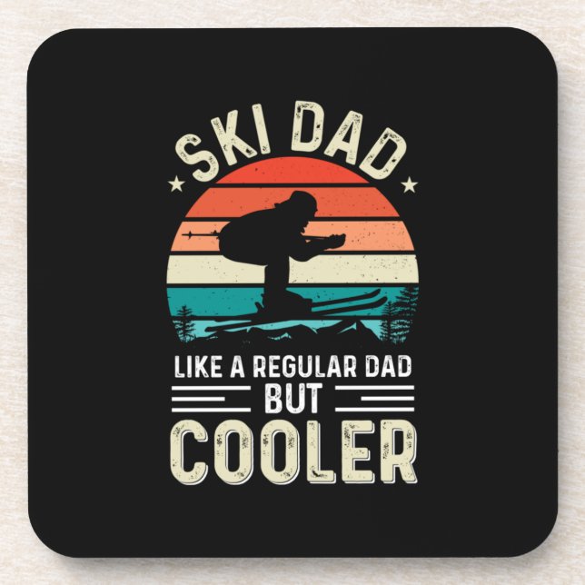 Ski Dad Coaster (Front)