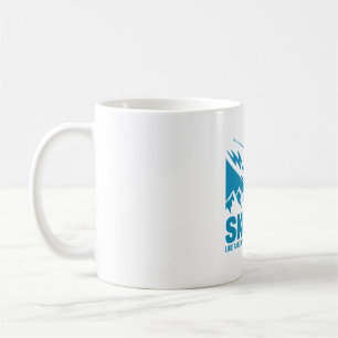 Ski Dad Cool Mountain Graphic Coffee Mug