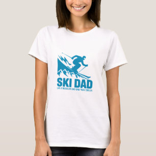 Ski Dad Cool Mountain Graphic T-Shirt