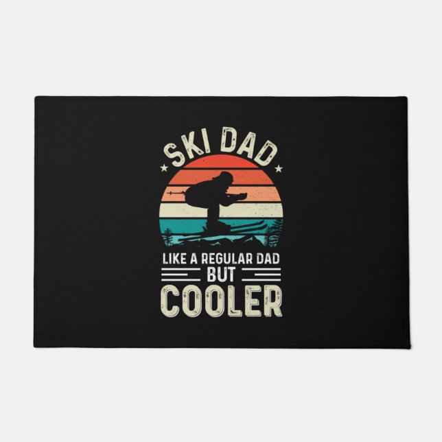 Ski Dad Doormat (Front)