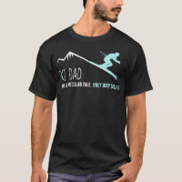 Ski Dad Funny Cute Winter Skiing Gift